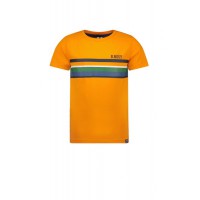 B.Nosy Boys T-shirt multi color stripe Calm Orange